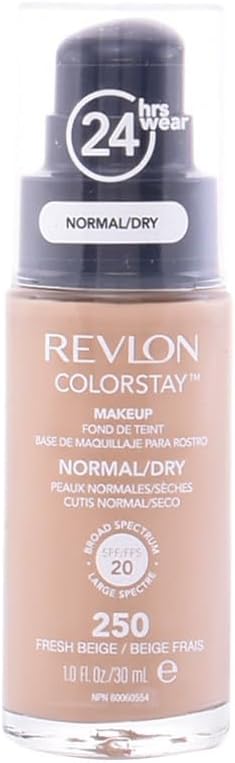 Revlon ColorStay Foundation Normal/Dry Skin, 250 Fresh Beige, 30ml