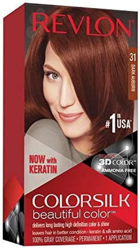 Revlon Colorsilk Haircolor, 31 Dark Auburn, 1 Count