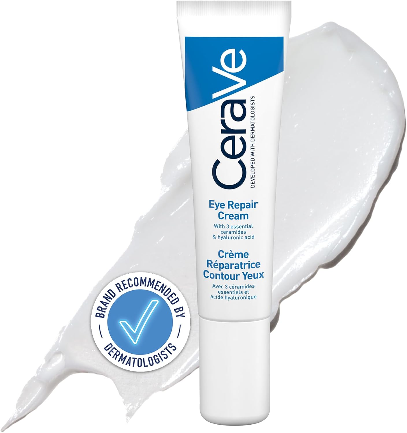 CeraVe Eye Repair Cream for Dark Circles & Puffiness, 14ml