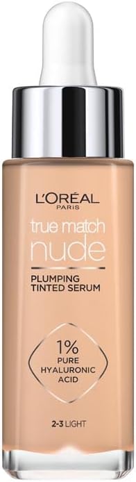 L'Oreal Paris True Match Nude Plumping Tinted Serum, 2-3 Light, 30ml