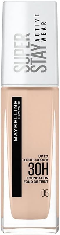 Maybelline Superstay Active Wear 30H Foundation, 05 Light Beige, 30ml