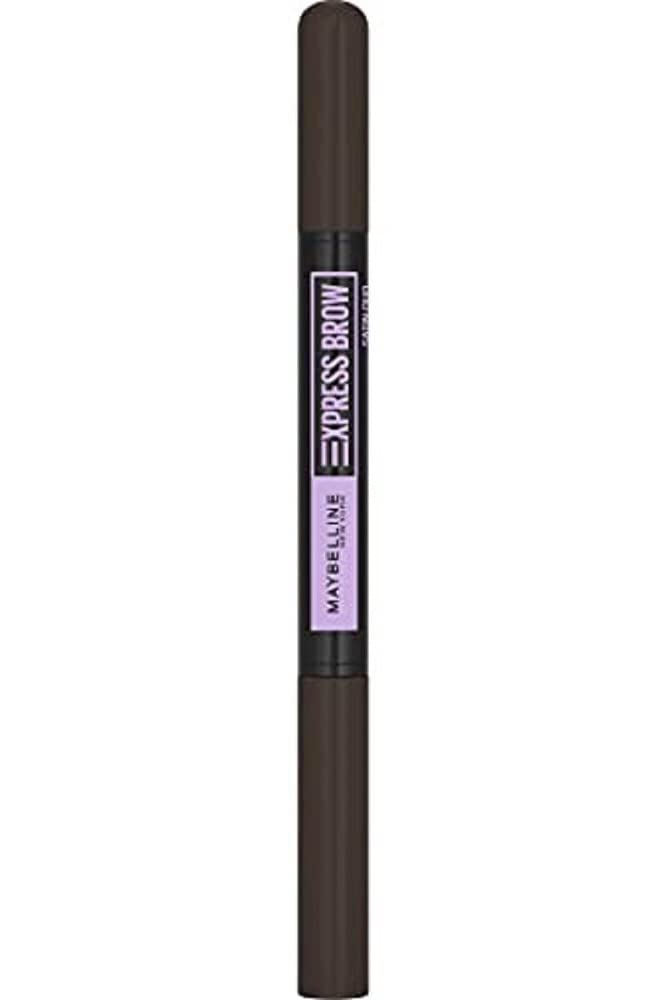 Maybelline Express Brow Duo Eyebrow Filling 2-In-1 Pencil Pen Plus Filling Powder, 05 Black Brown