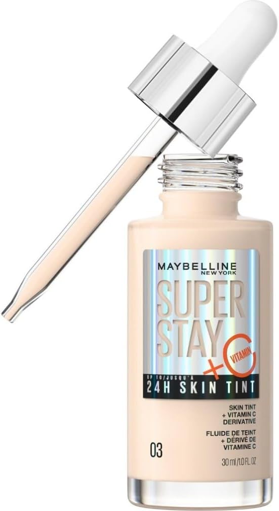 Maybelline Foundation Super Stay 24H Skin Tint With Vitamin C, Shade 03, 30ml