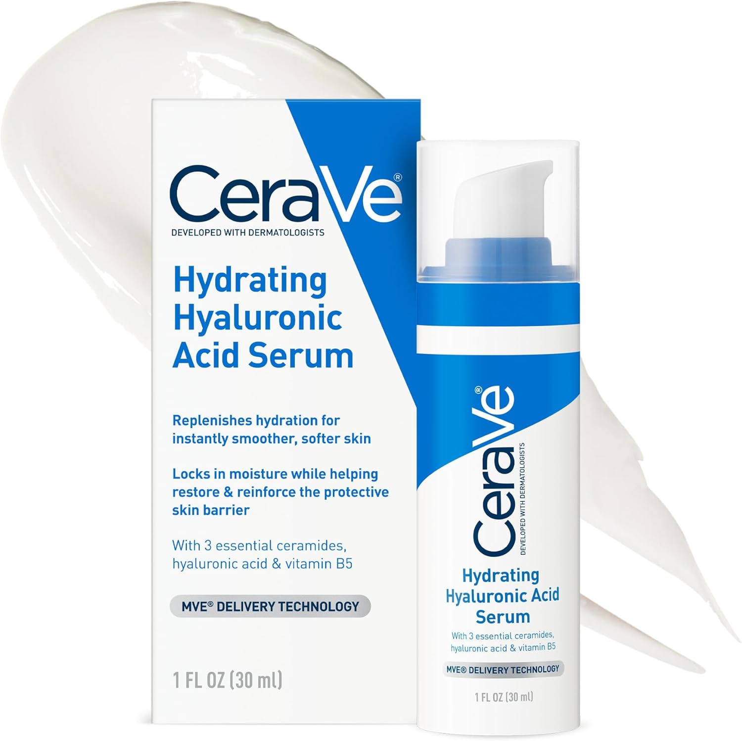 CeraVe Hydrating Hyaluronic Acid Serum, 30ml