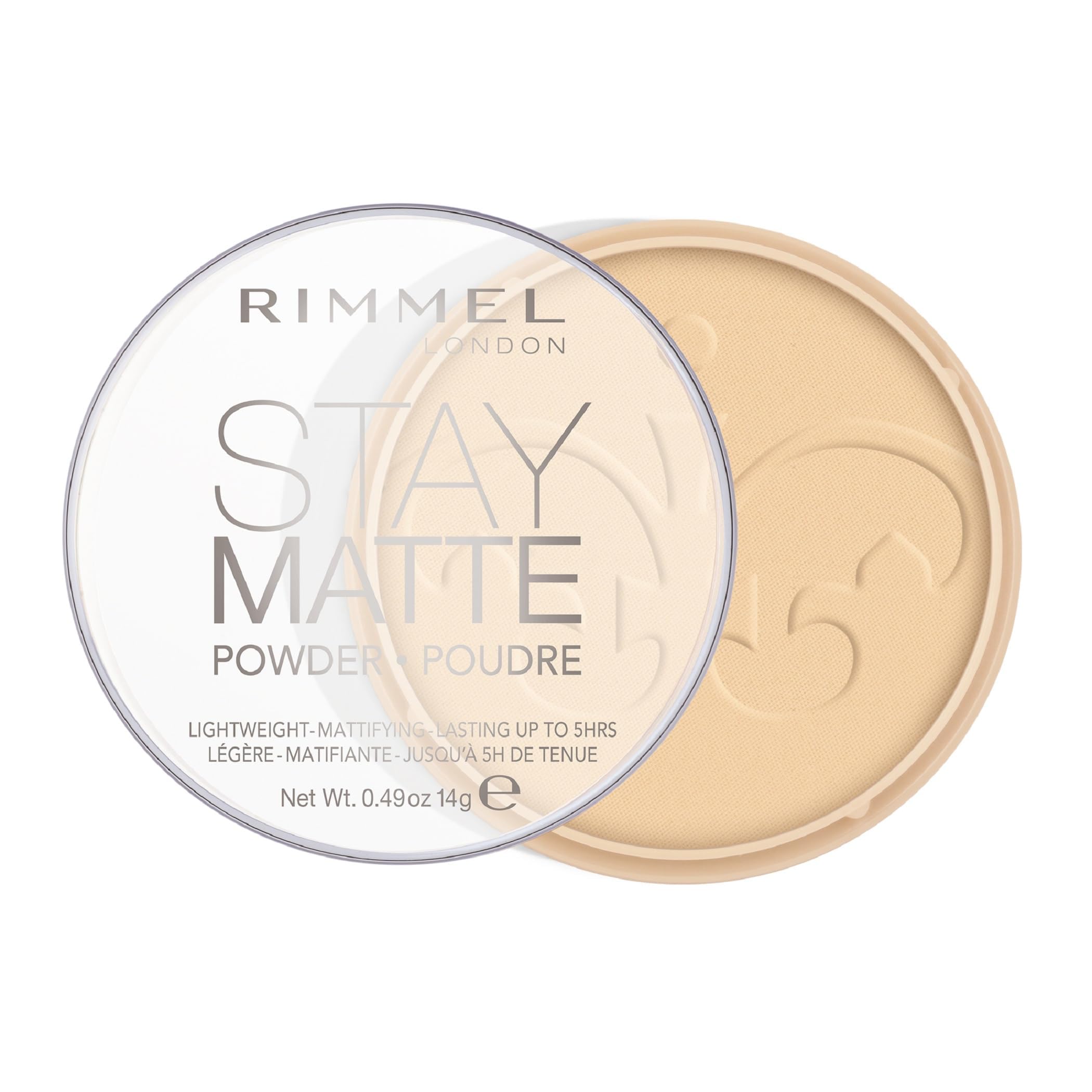 Rimmel Stay Matte Pressed Powder, 001 Transparent, 14G