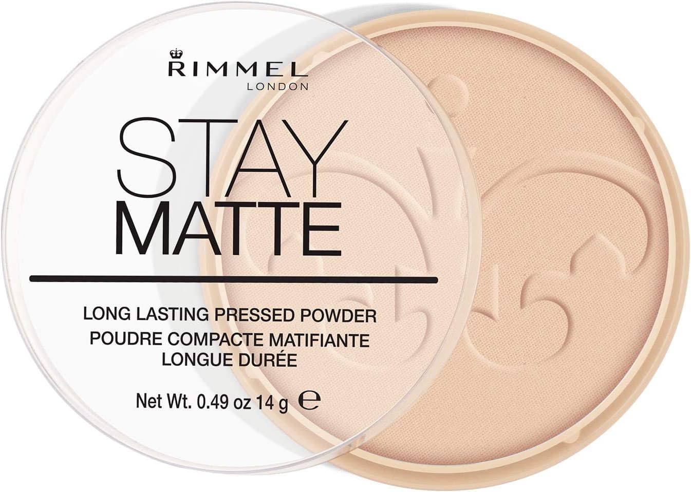 Rimmel Stay Matte Pressed Powder, 03 Peach Glow, 14g