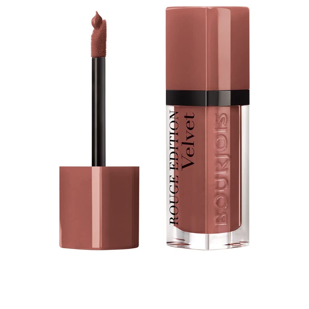 Bourjois Rouge Edition Velvet Liquid Lipstick, 29 Nude York, 6.7Ml