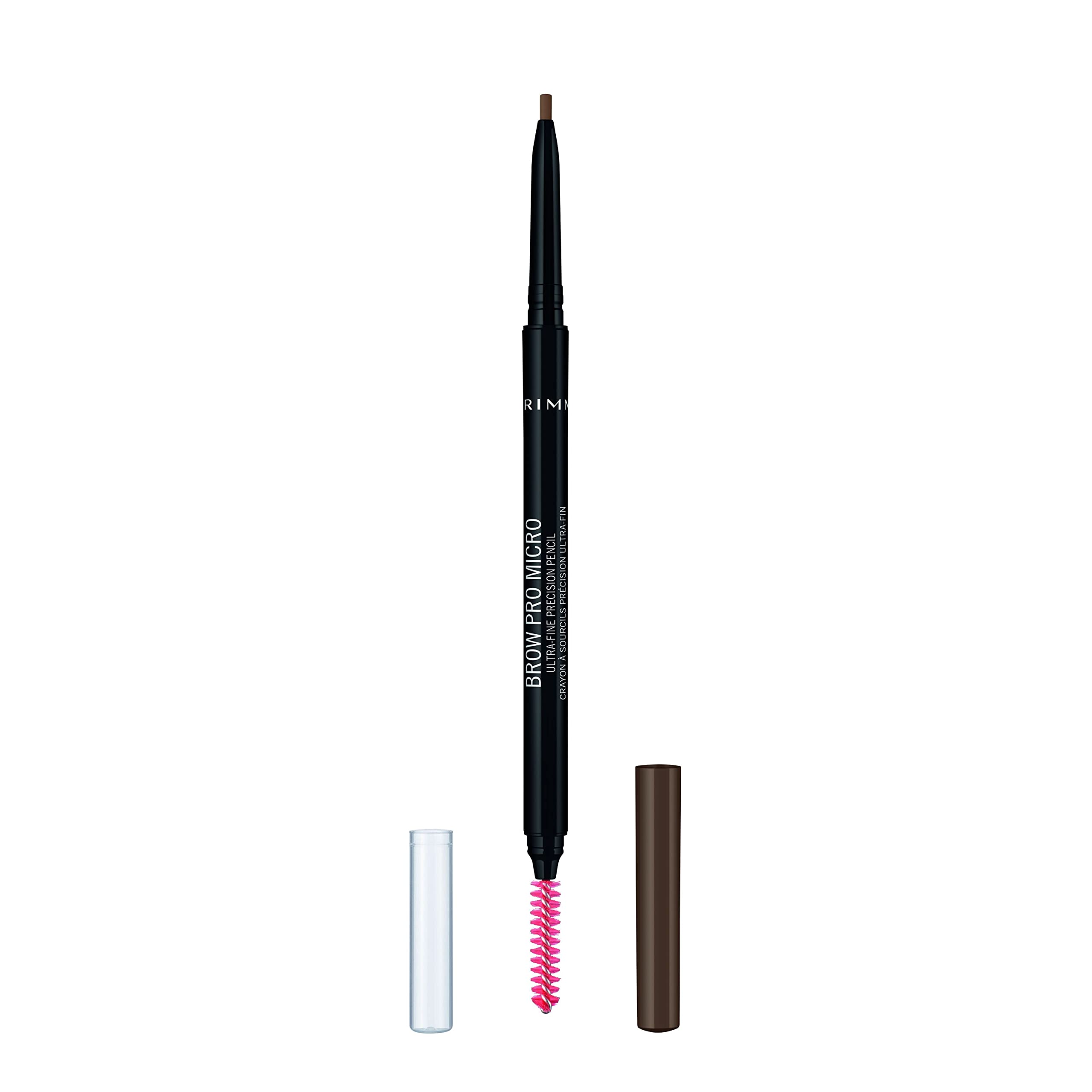 Rimmel London Brow Pro Micro Ultra-Fine Precision Pencil, 002 Soft Brown