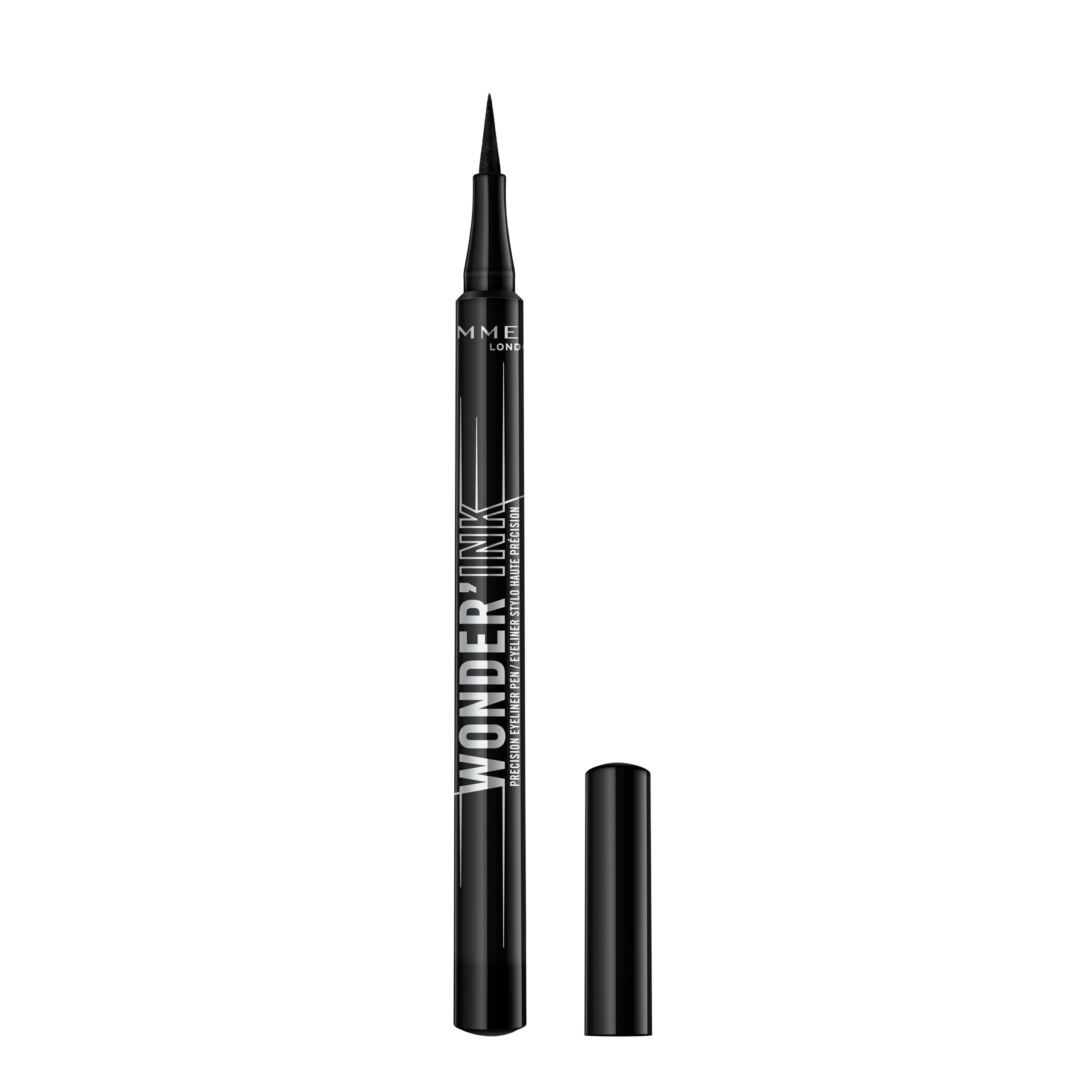 Rimmel Wonder'Ink Liquid Eyeliner, 001 Black, 1.2Ml