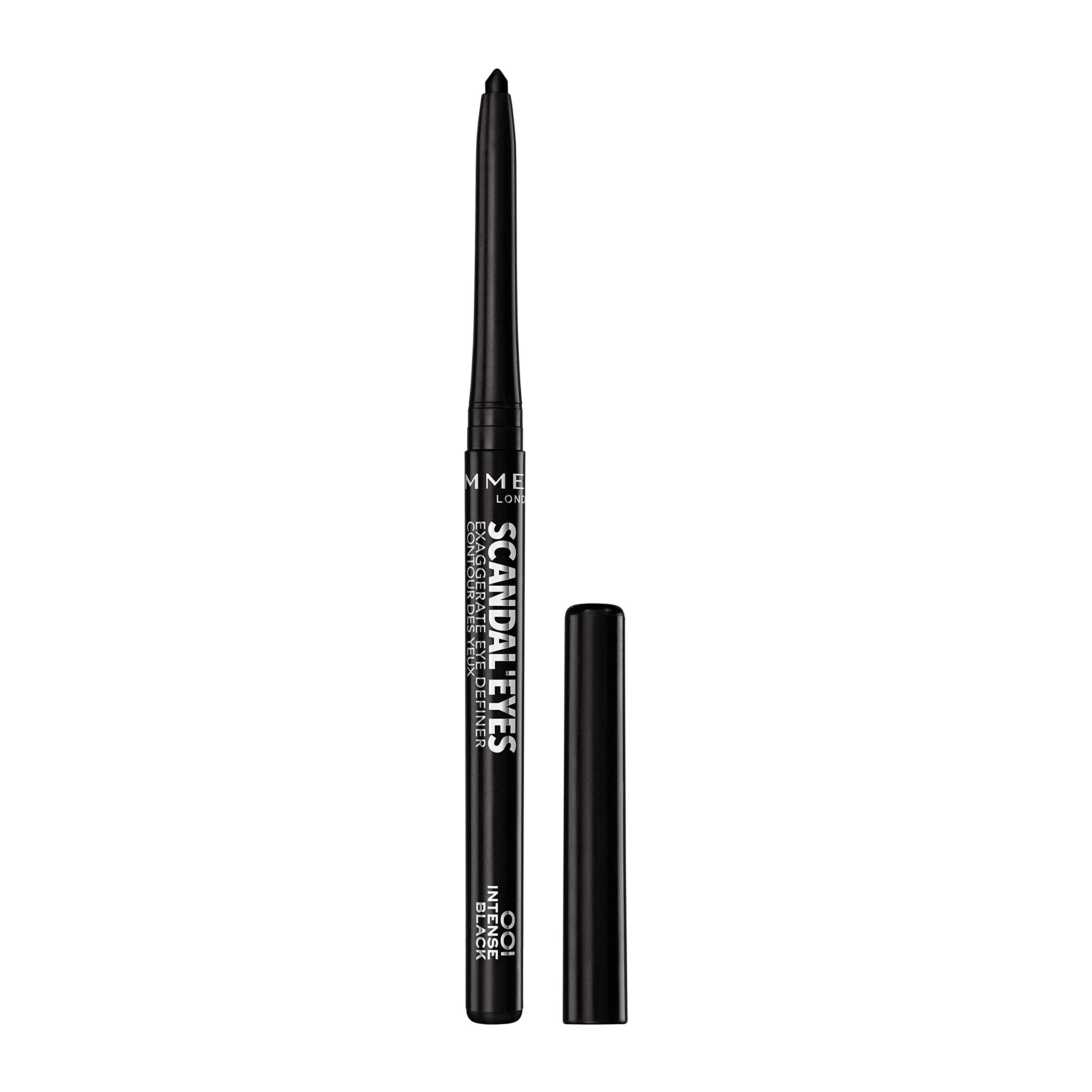 Rimmel London Scandaleyes Exaggerate Eye Definer, 001 Intense Black, 0.35G