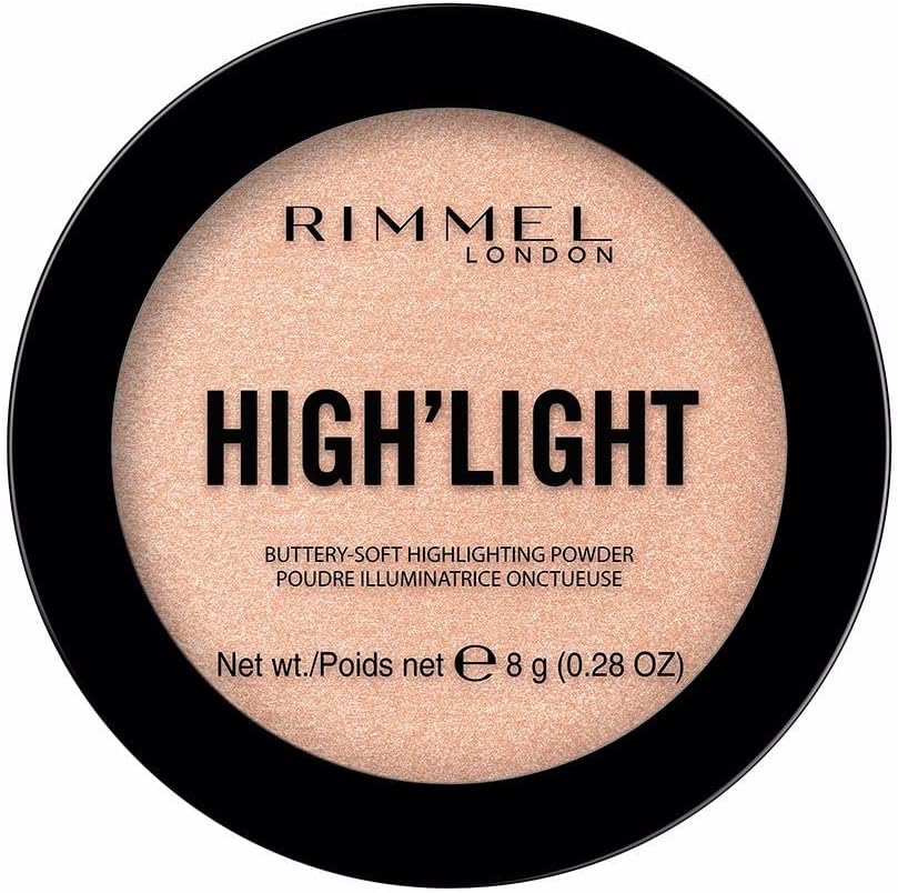 Rimmel London High'light Buttery-Soft Highlighting Powder, 002 Candlelit, 8g