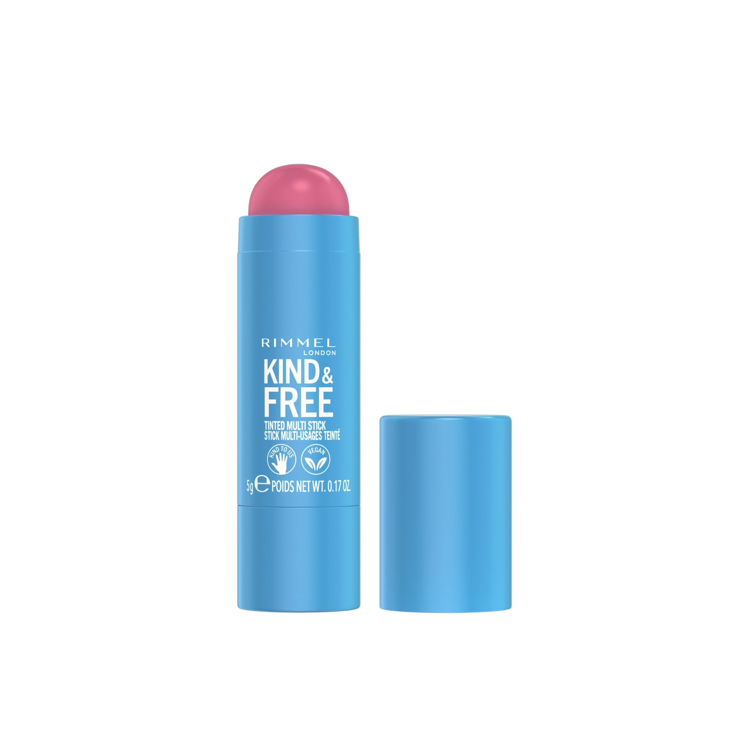 Rimmel Blusher Kind & Free Tinted Multi Stick, 003 Pink Heat, 5G