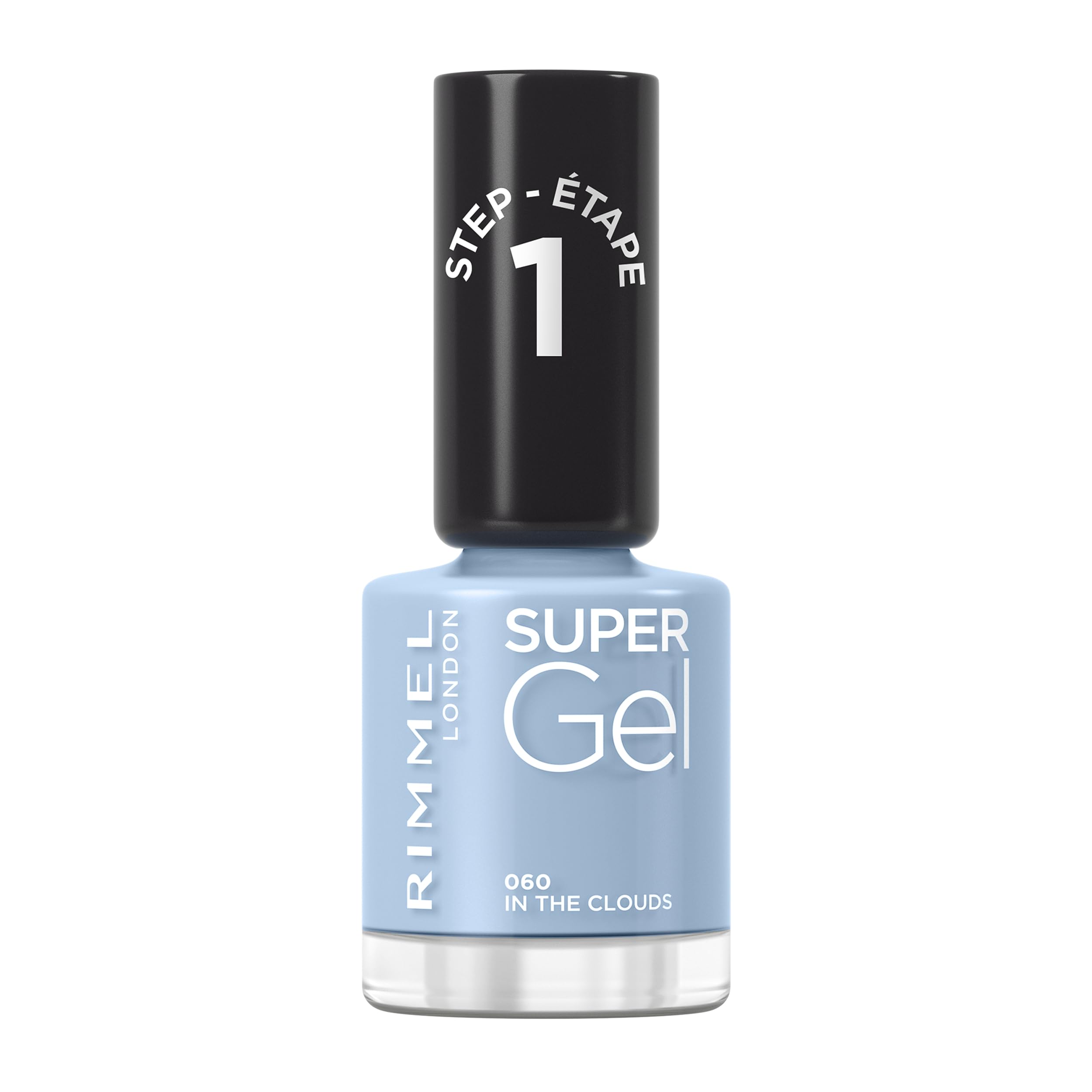Rimmel London Super Gel Nail Polish, 060 In The Clouds, 12Ml
