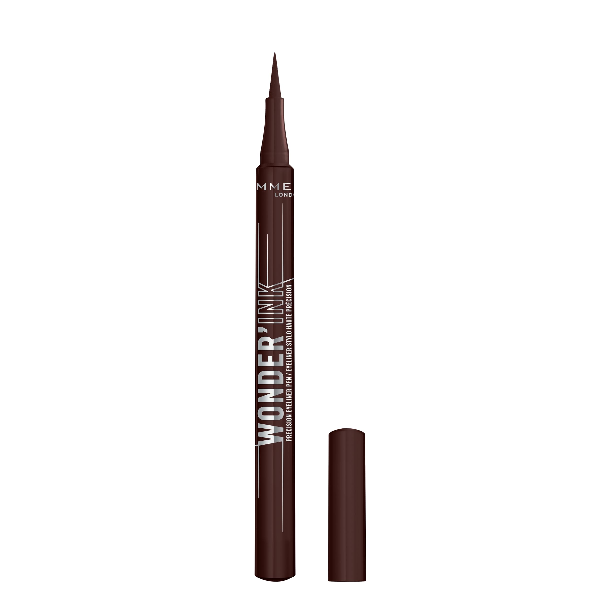 Rimmel Wonder'Ink Precision Liquid Eyeliner Pen, 002 Spiced Chestnut, 1Ml