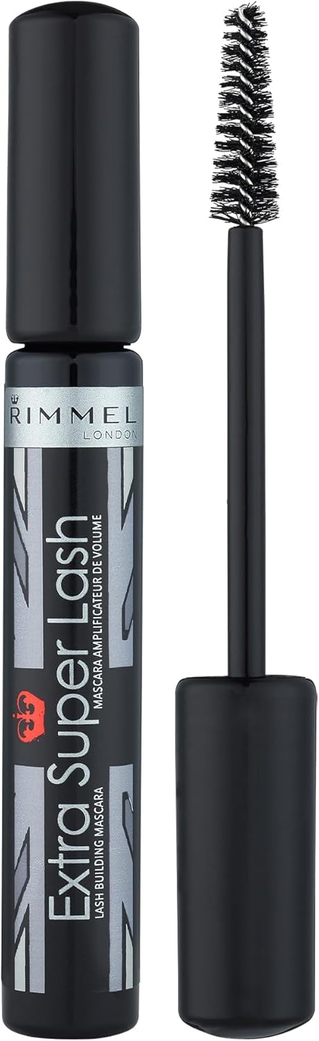 Rimmel Extra Super Lash Volumising Mascara, 101 Black, 8ml