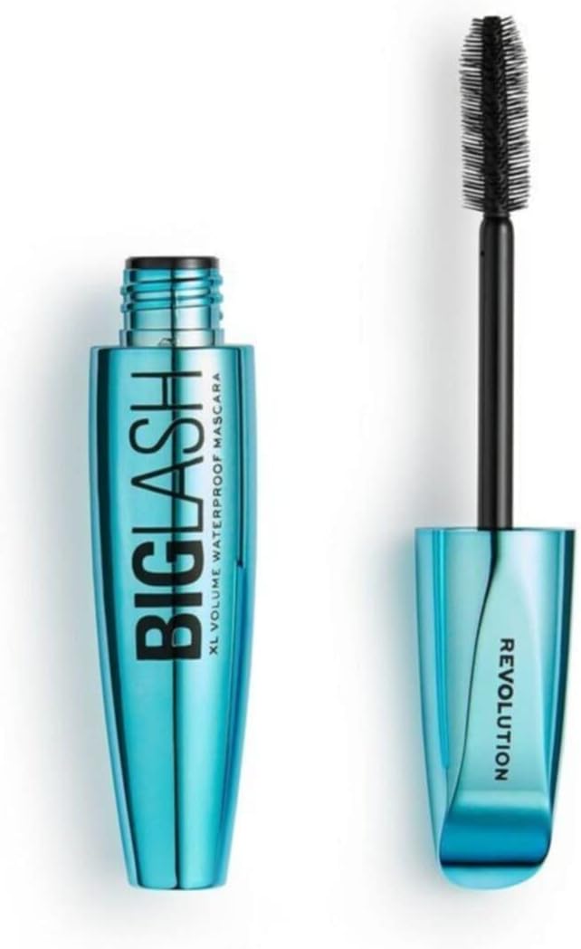 Revolution Big Lash XL Volume Waterproof Mascara, Jet Black, 8ml