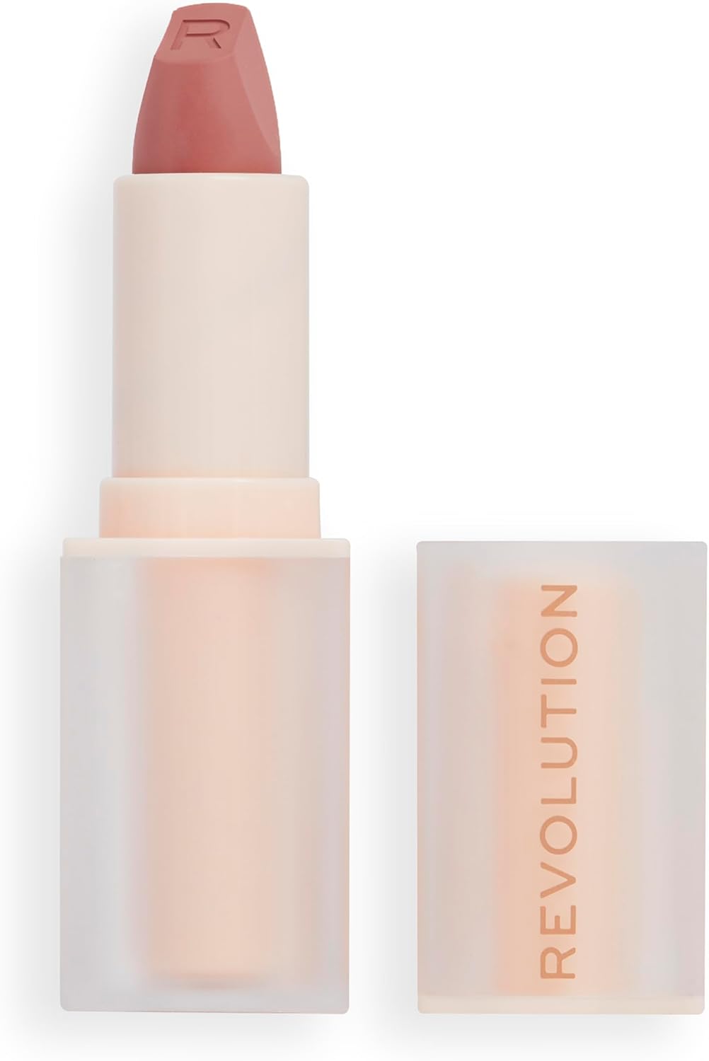 Revolution Lip Allure Soft Satin Lipstick, Brunch Pink Nude, 3.2g