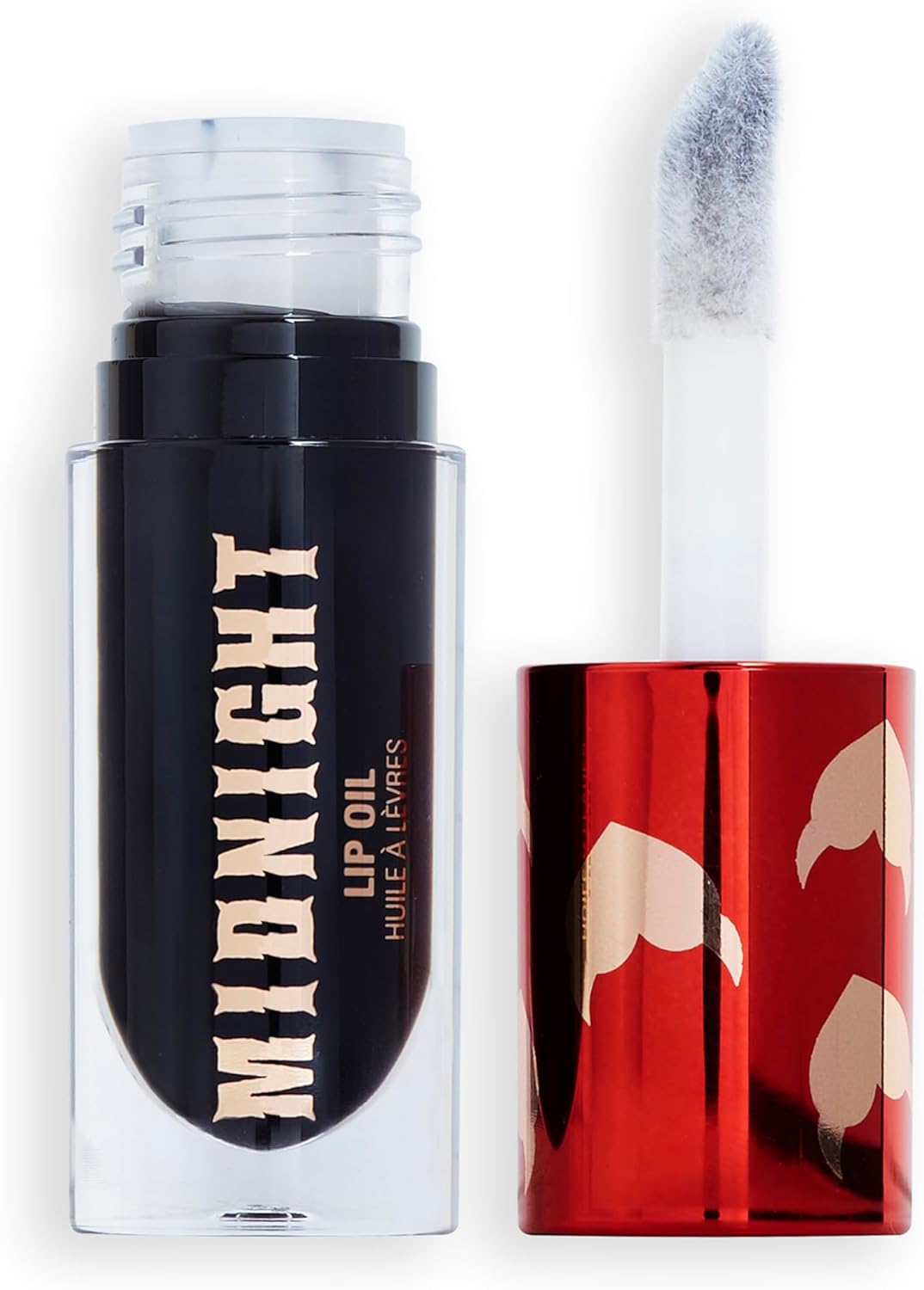 Revolution Truly Sinful Midnight Black Lip Glaze Oil, 4.6ml