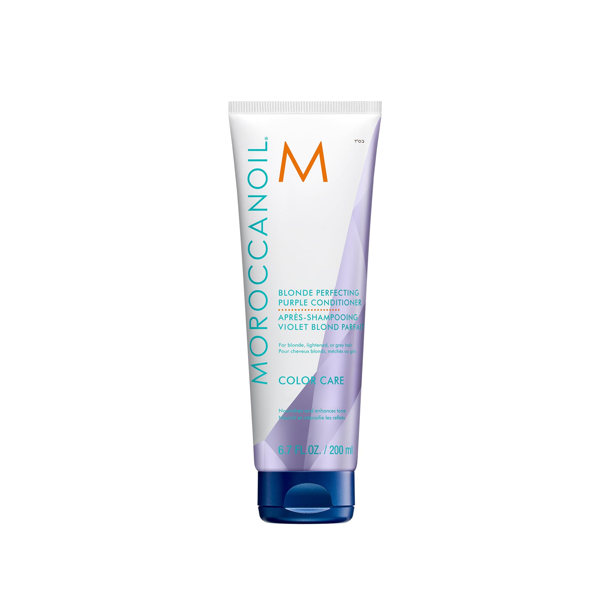 Moroccanoil Blonde Perfecting Purple Conditioner For Blonde, Lightened Or Grey Hair, 200Ml