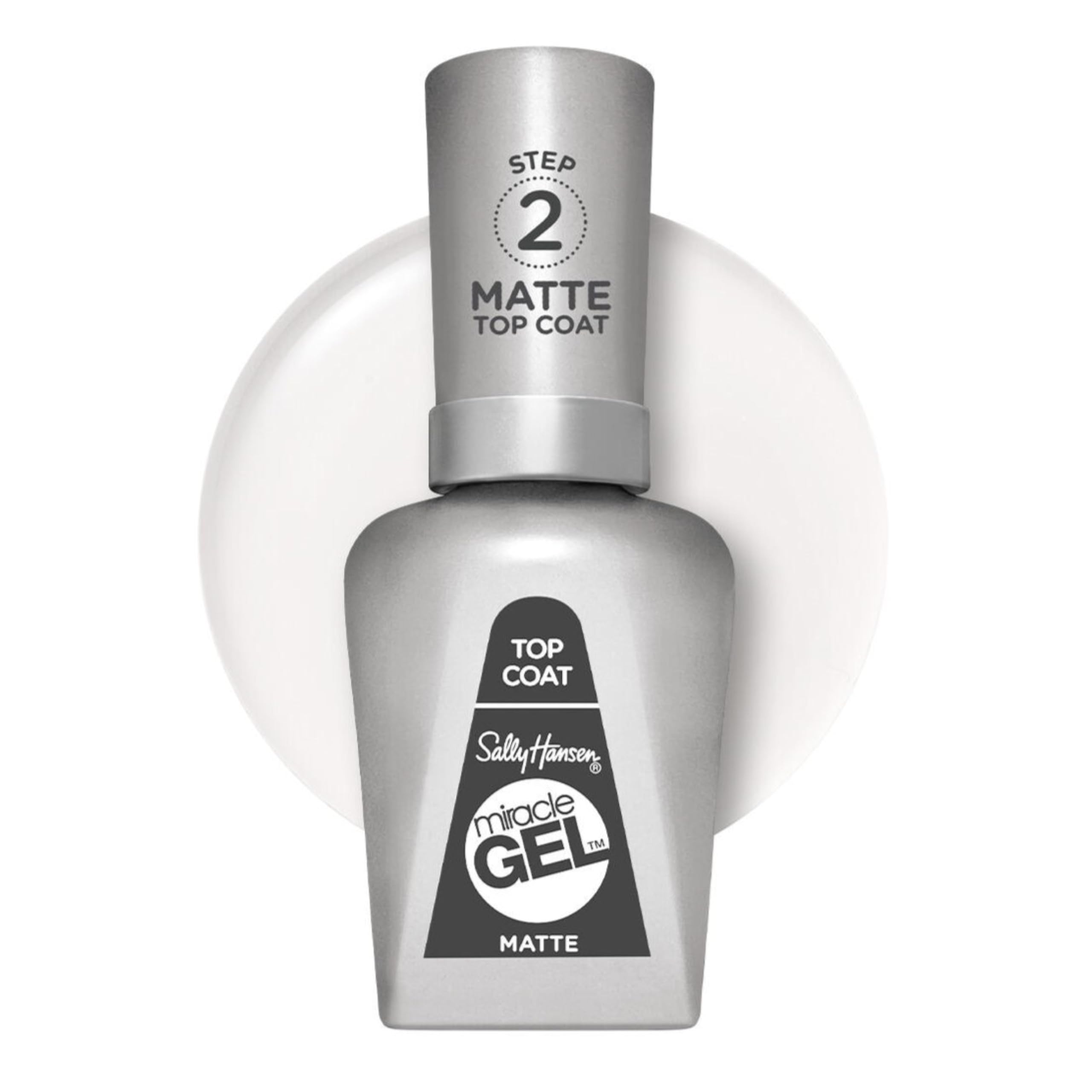 Sally Hansen Miracle Gel Matte, Top Coat, 14.7Ml