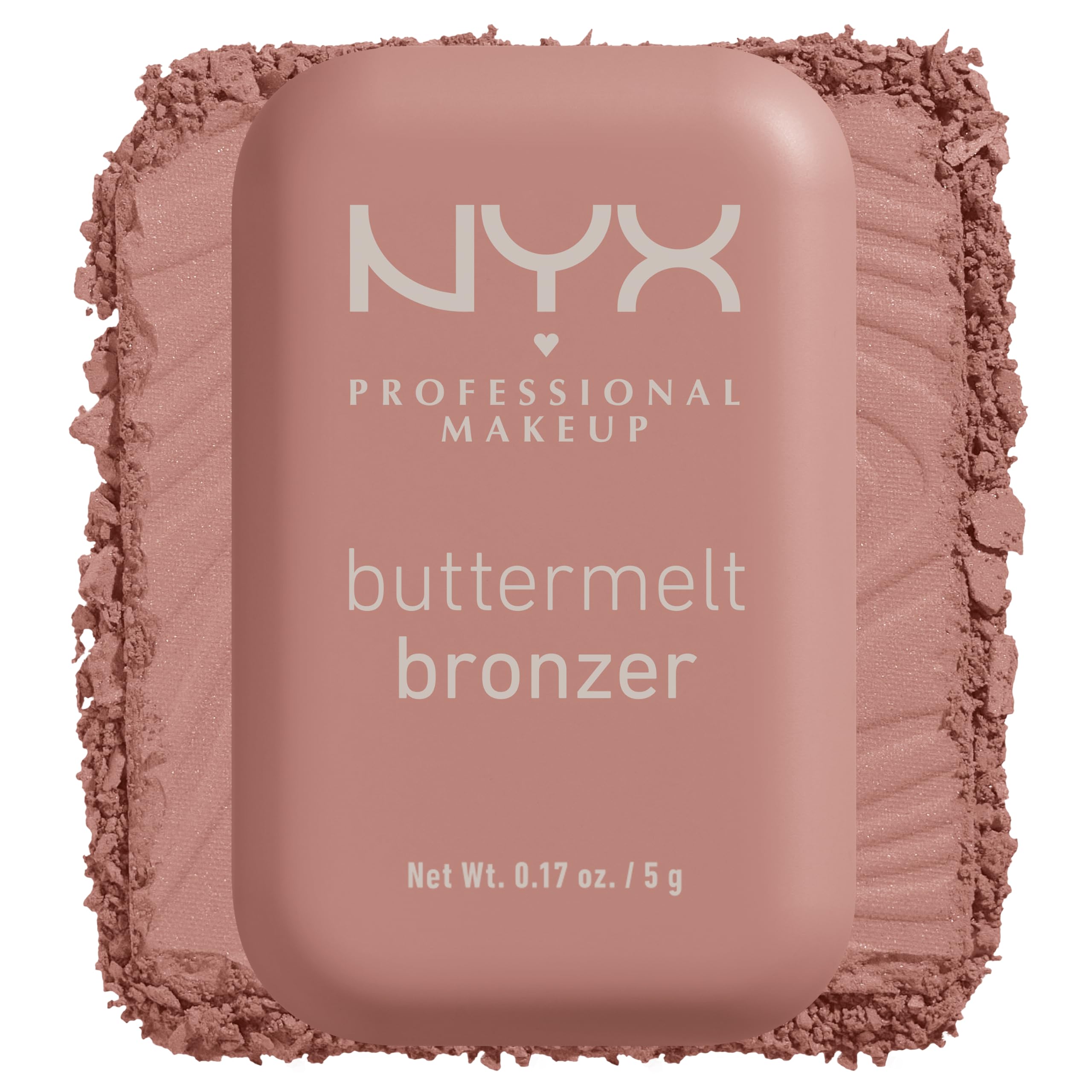 Nyx Professional Makeup Buttermelt Powder Bronzer, 01 Butta Cup, 5G
