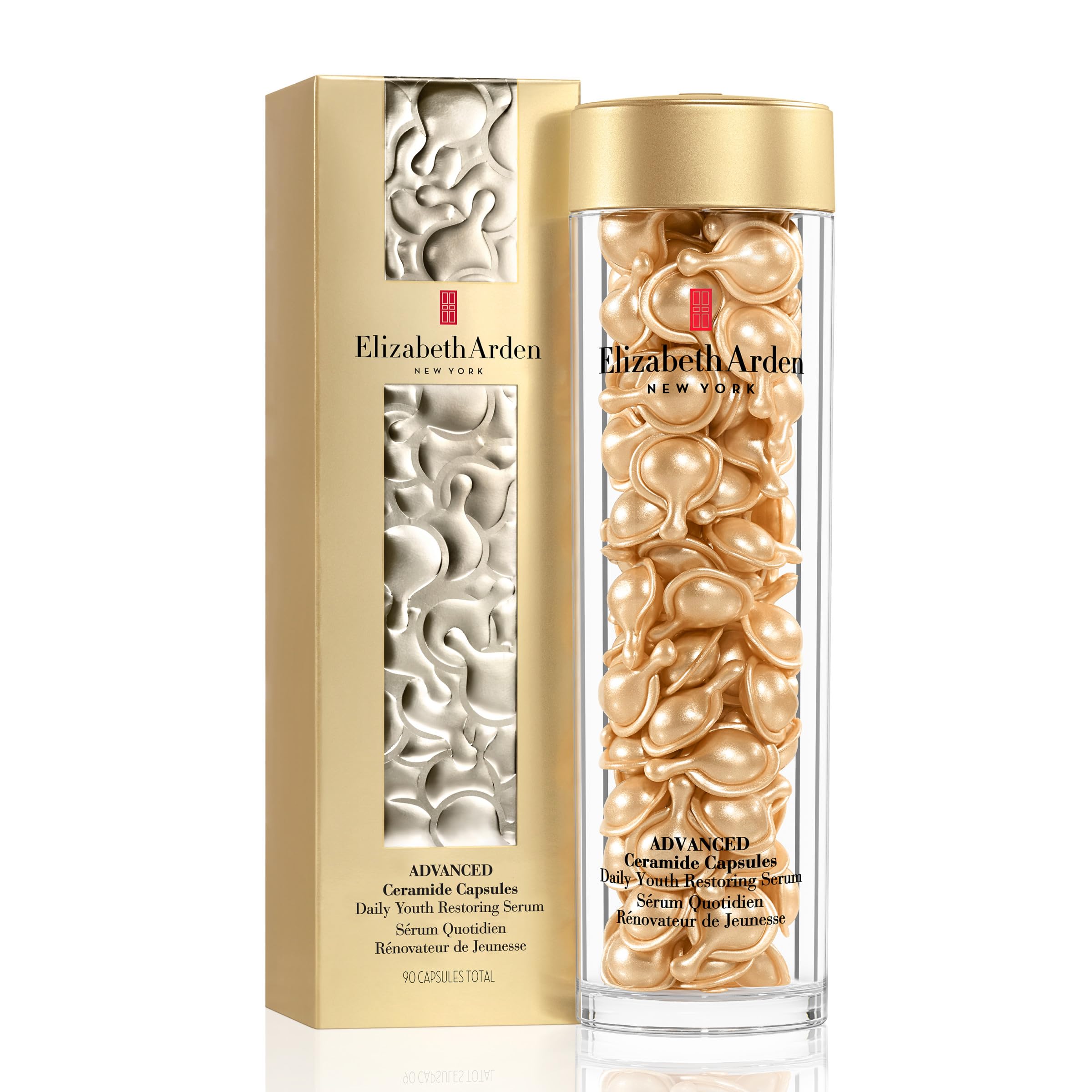 Elizabeth Arden Advanced Ceramide Capsules Daily Youth Restoring Face Serum, 90 Pcs